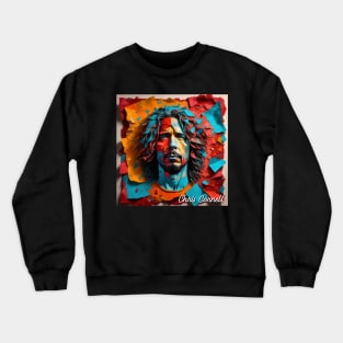 Chris Cornell // Paper Art Crewneck Sweatshirt